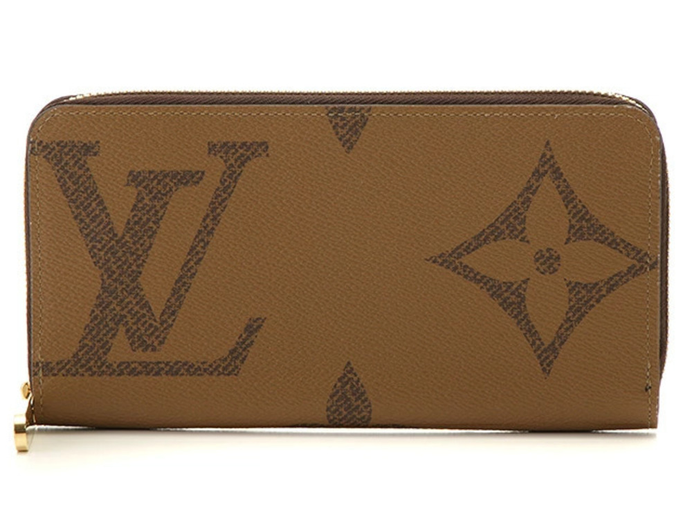 LOUIS VUITTON Long Wallet Zippy Monogram Giant Reverse